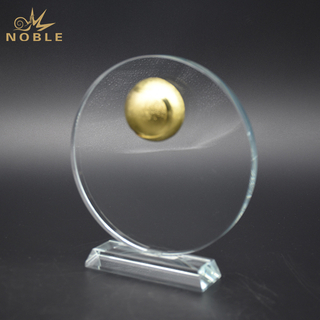 Custom Crystal Tennis Trophy
