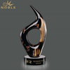 2018 Unique Hand Blown Glass Trophy 