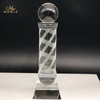 Personalized Crystal Globe Trophy 