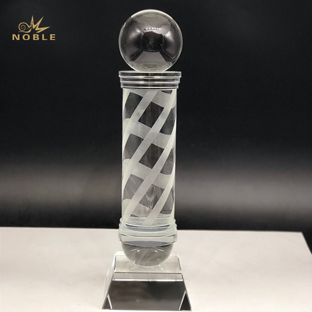 Personalized Crystal Globe Trophy 