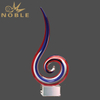 Peppermint Swirl Art Glass Award