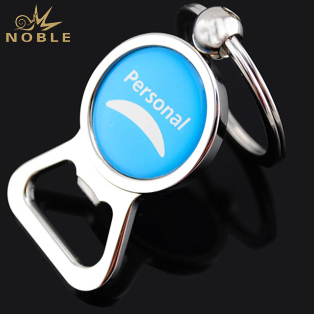 Custom Logo Silver Metal Keychain