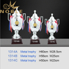 Luxury High Quality Shiny Silver Metal Cup Trophy