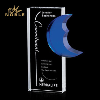 Custom Design Crystal Corporate Plaque Trophy