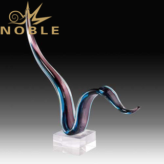 New Design Custom Art Glass Trophy