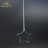 Engraved Logo Star Cut Crystal Ornament 