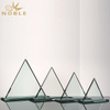 Triagnle Glass Trophy For Engraving