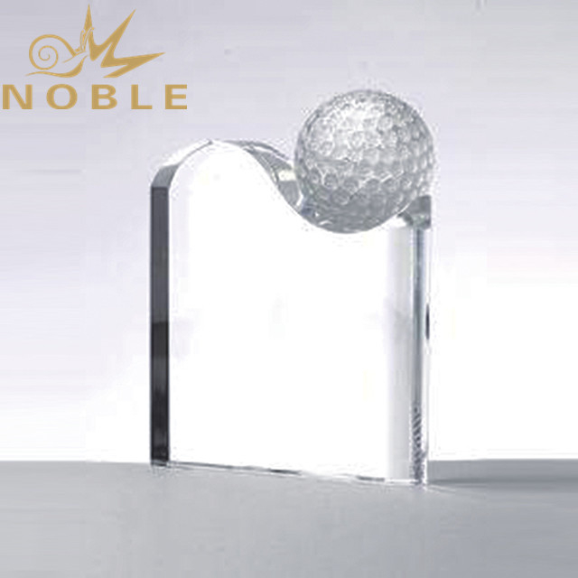 Custom Crystal Golf Trophy