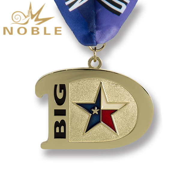Free Custom Design Medal with Sublimation Ribbon