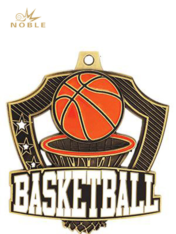 Basketball Sports Custom Design Medal