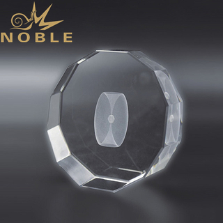 Custom Crystal Paperweight with 3d Laser Engraving 