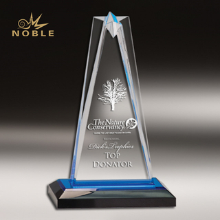 Custom Color Acrylic Tower Star Award