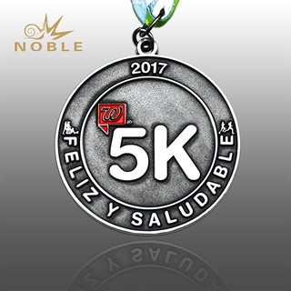 5K Marathon Metal Medal 