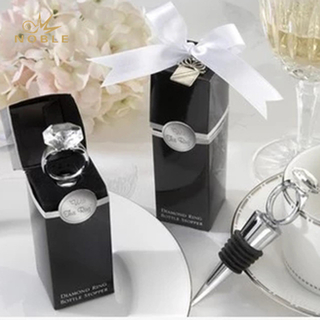 Metal Wedding Gifts Ring Wine Stopper