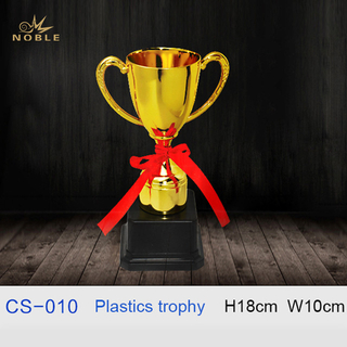 Metal Gold Plastic Trophy Cup