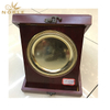 Custom Wooden Plaque With Gold Plate And Wooden Box