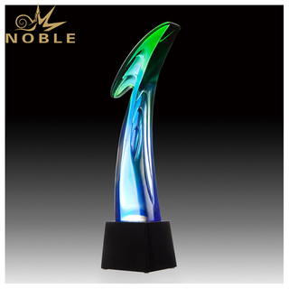 Colorful Wave Liuli Art Glass Award
