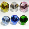 Diamond Shaped Colored Crystal Paperweight Gifts