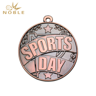 Bronze Sports Day Banner Medal