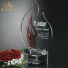 Clear Blank Crystal Wildfire Flame Award