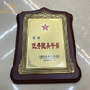 MDF Wooden Trophy Plaques with Gold Foil Paper