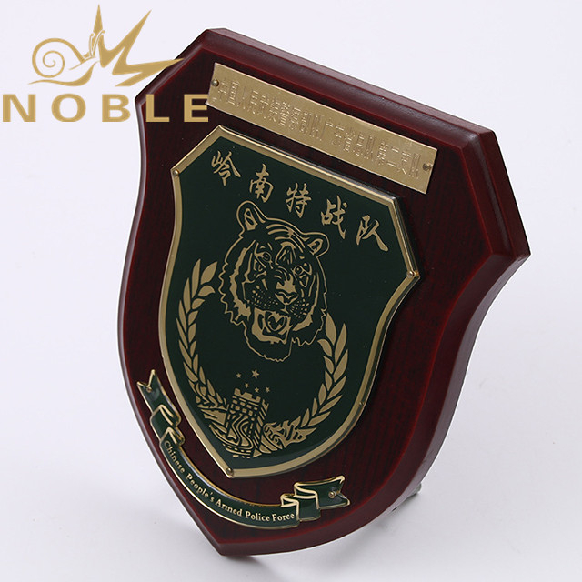 Wooden Shield Plaque 