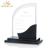 Custom Black Clear Crystal Corporate Trophy