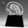 Corporate Crystal Animal Awards Dolphins