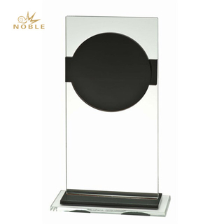 Unique Design Crystal Plaque Corporate Trophy