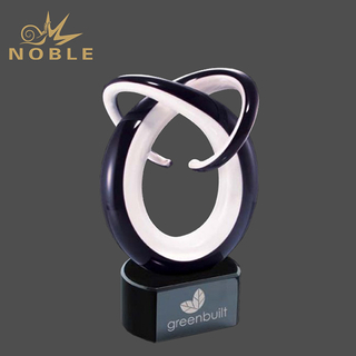 Magnetic Pull Art Glass Award