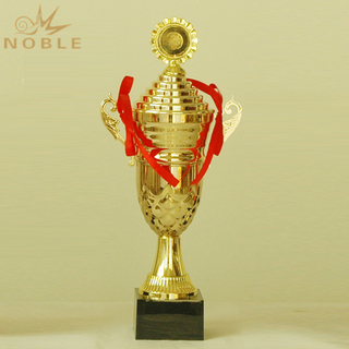 Gold Sports Cup Trophy With Plastic Base