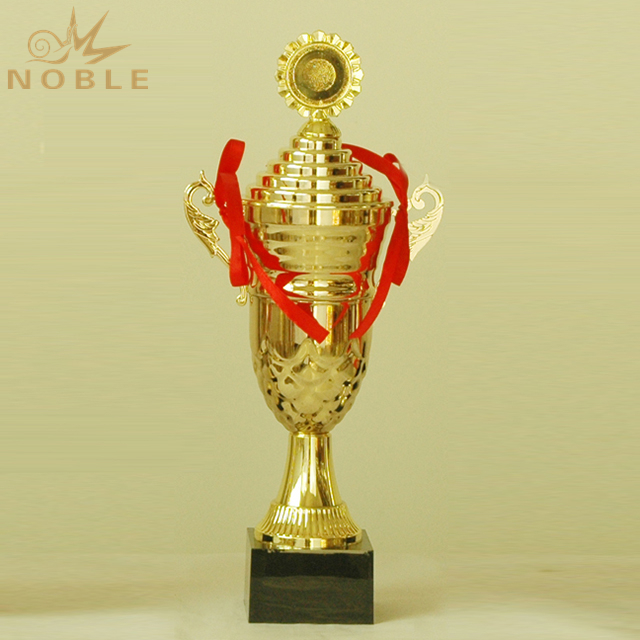 Gold Sports Cup Trophy With Plastic Base