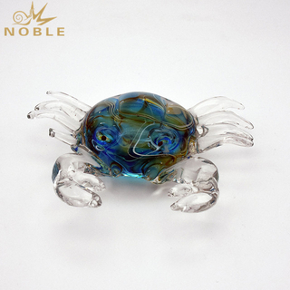 Animal Hand Blown Glass Crab As Home Decoration