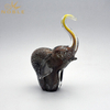Cute Blown Glass Elephant As Home Decoration