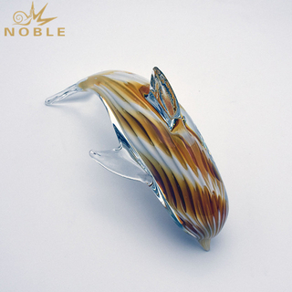 Cute Sea Animal Hand Blown Glass Dolphin As Souvenir Gifts