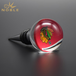 Custom Logo Crystal Wine Bottle Stopper