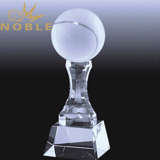 Sports Trophy Crystal Tennis Award