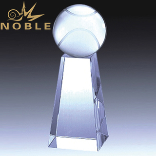 Custom Sports Crystal Tennis Trophy 