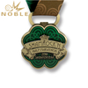 Custom Design Antique Gold Metal Medal with Color Filling 