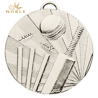 Silver Color Baseball Sports Custom Design Medal