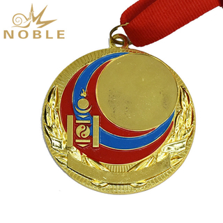 Mongolia Award Blank Gold Medal