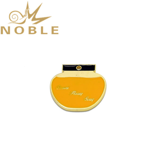 Yellow Colored Silver Metal Medal