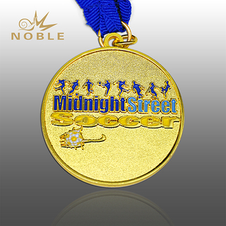 Gold Metal Soccer Medal Award