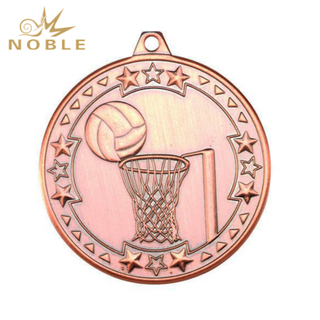 Netball 'Tri Star' Medal - Bronze 2in