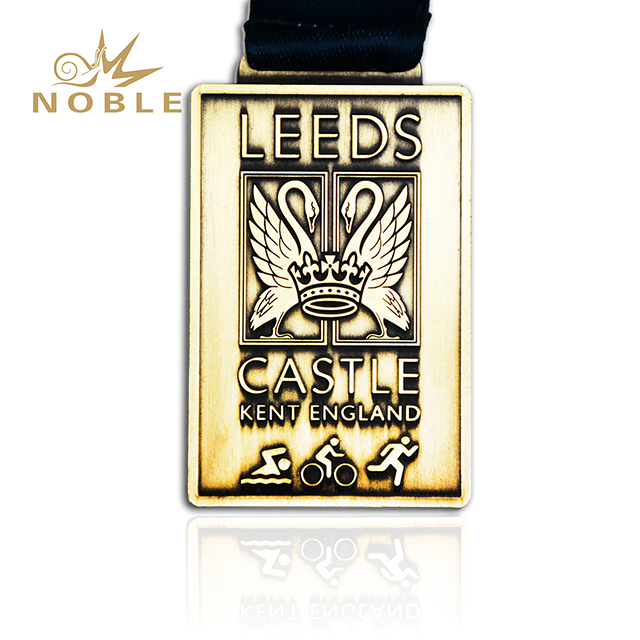 Die Cast Antique Gold Medal
