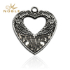 3D Heart Design Silver Medal