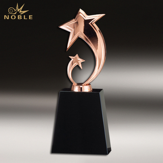 Star on Black Crystal Base