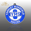 Silver Zinc Alloy Soccer Medal