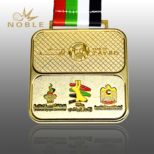 Custom Design UAE Gold Medal