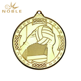 New Design Metal Gold Volleyball Medal